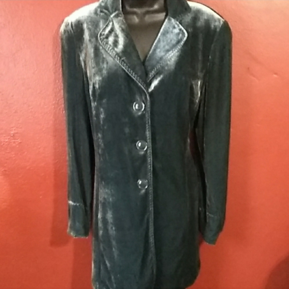 Lady's vintage velvet coat